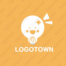【LTEDU000006】スマイル電球ロゴ