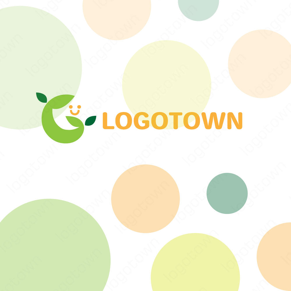 【LTOST0000017】スマイルマーク G文字 双葉のロゴマーク