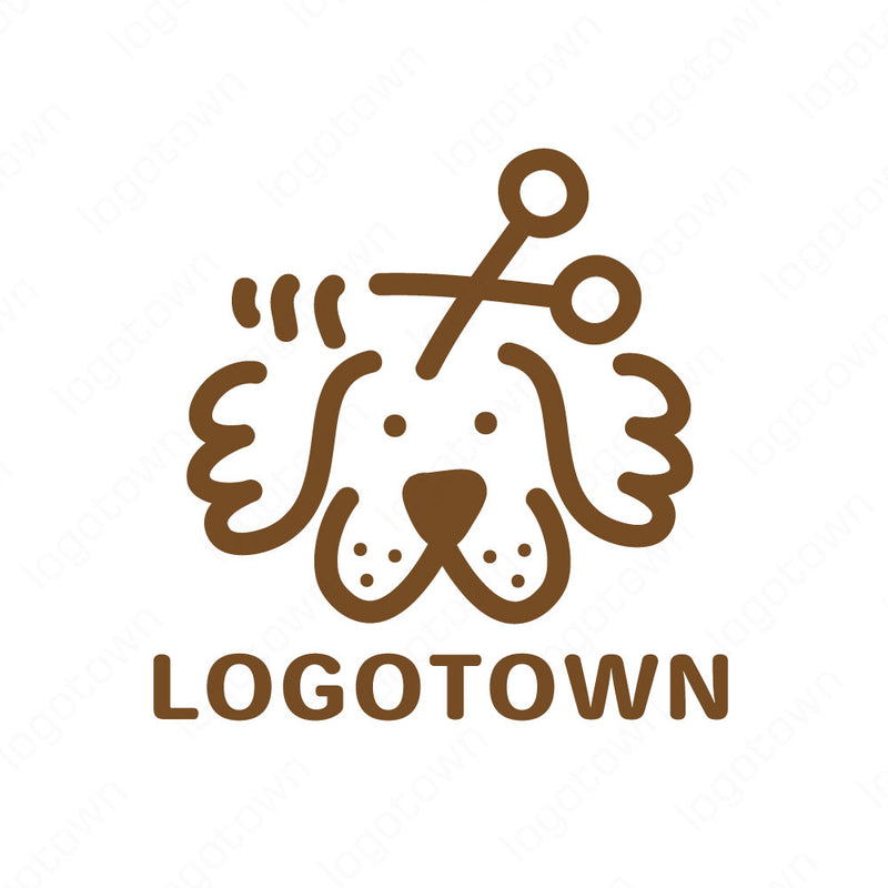【LTPET000006】トリミングサロンのロゴ