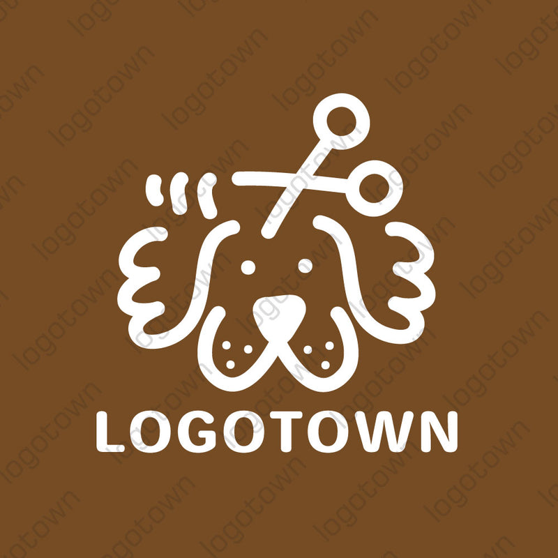 【LTPET000006】トリミングサロンのロゴ