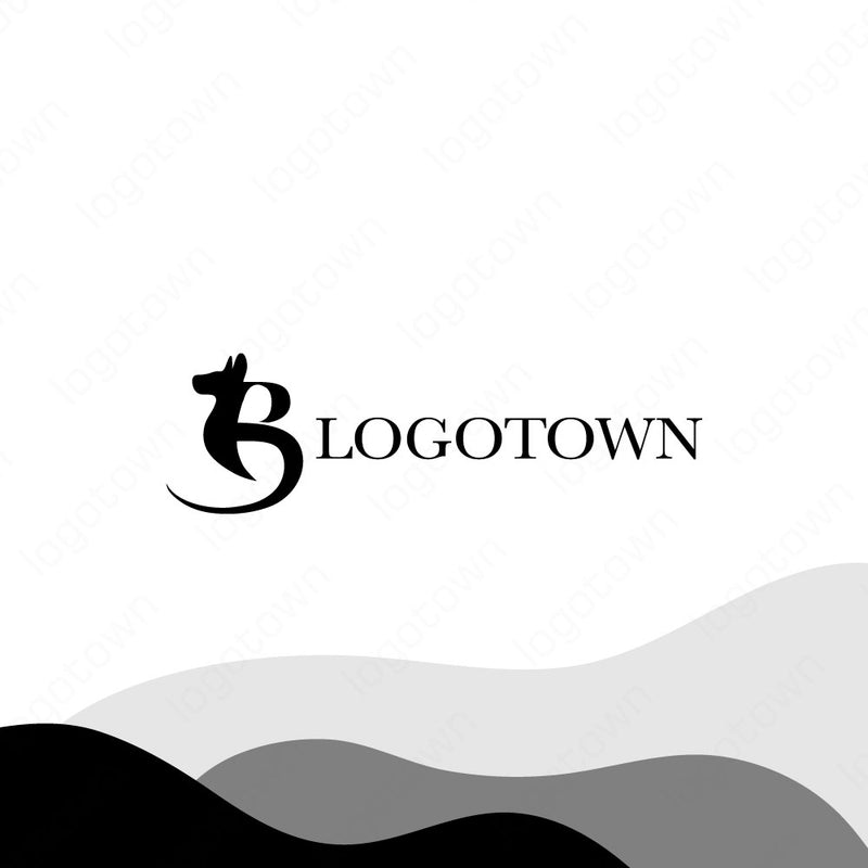 【LTPET000004】Bイニシアルペットのロゴ