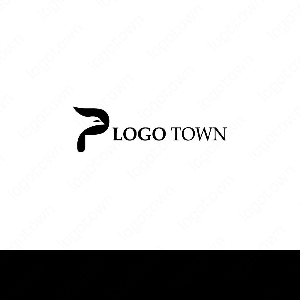 【LTCOM0000012】鷲鳥 Pロゴ - ロゴタウン