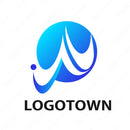 【LTCOM0000031】W 未来会社ロゴ