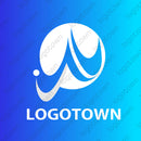 【LTCOM0000031】W 未来会社ロゴ