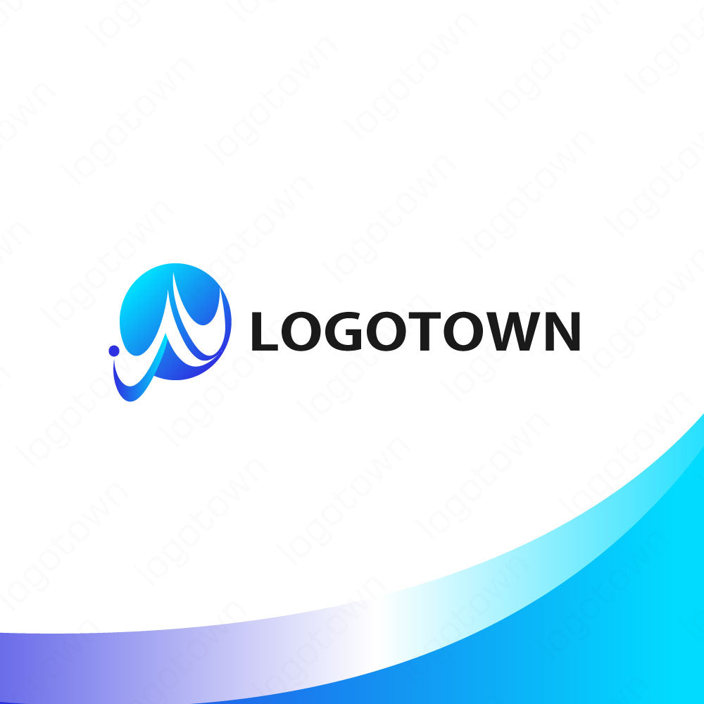 【LTCOM0000031】W 未来会社ロゴ