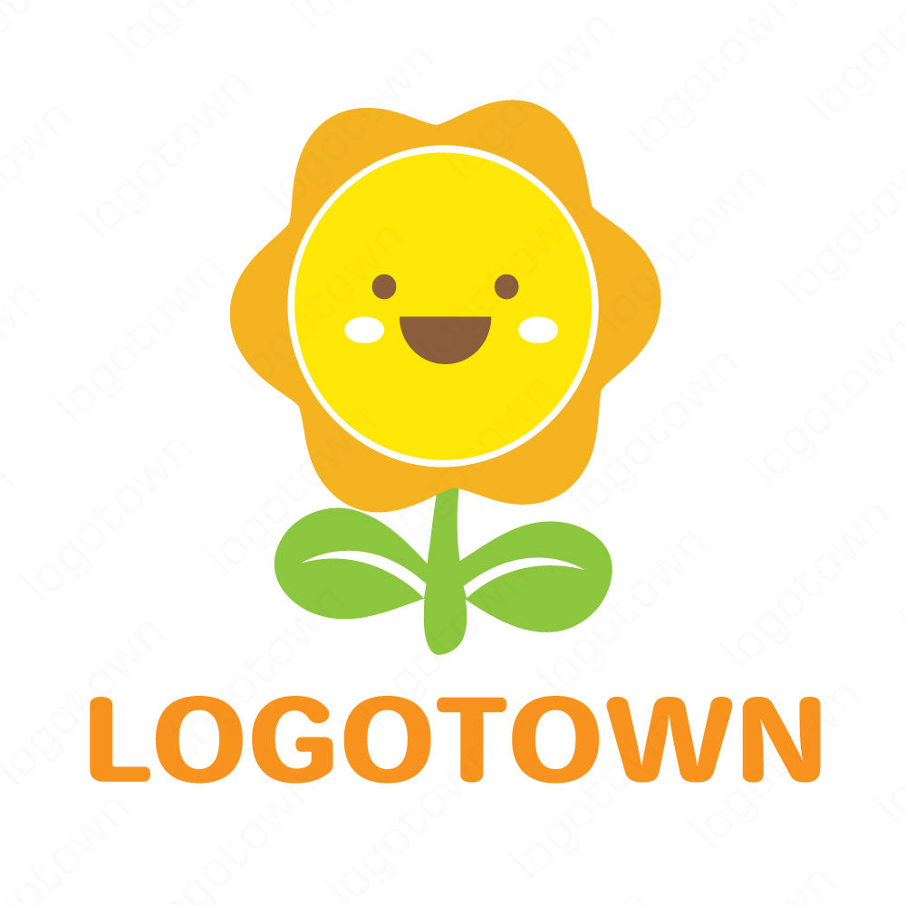 【LTEDU000010】ひまわり にこにこロゴ