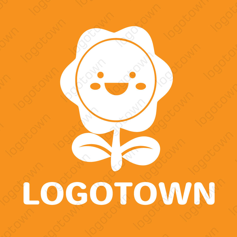【LTEDU000010】ひまわり にこにこロゴ
