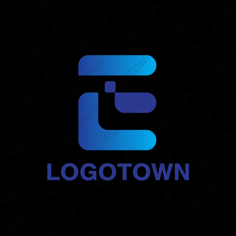 【LTIT000009】E文字 ITロゴ - ロゴタウン