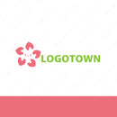 【LTOST0000014】桜モーチフにこにこロゴ