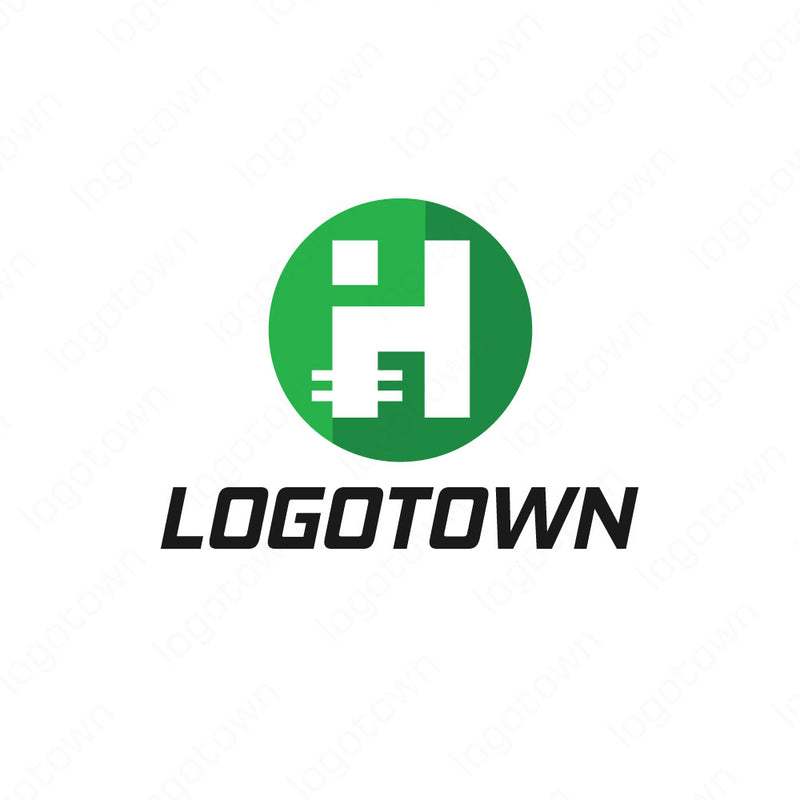 【LTCOM000008】仮想通貨 企業 H ロゴ - ロゴタウン