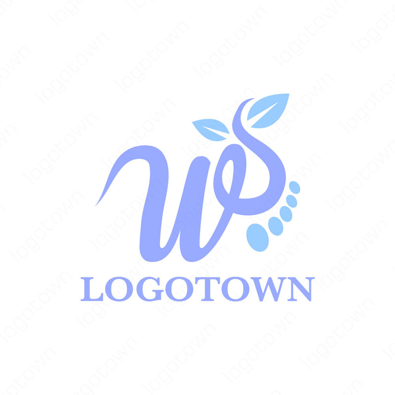 【LTEST0000021】W 足のロゴ - ロゴタウン