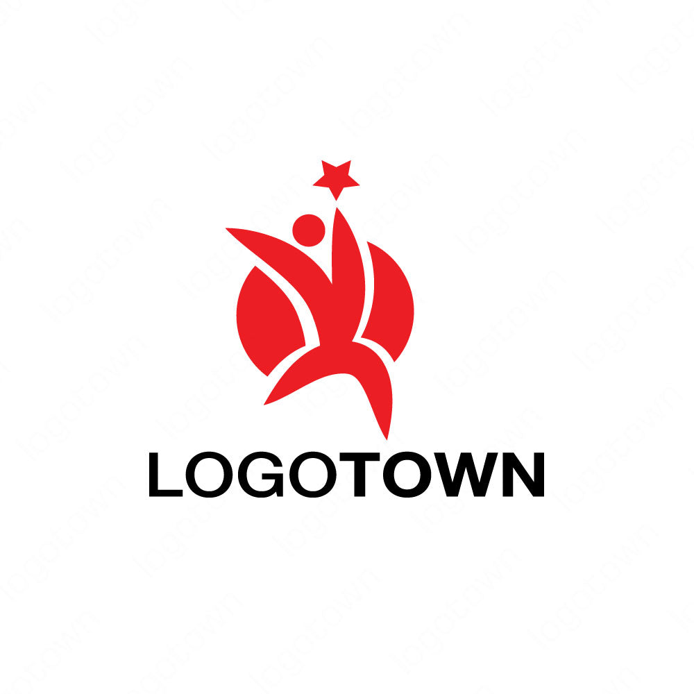 【LTCOM000001】パワーフル 人 - ロゴタウン