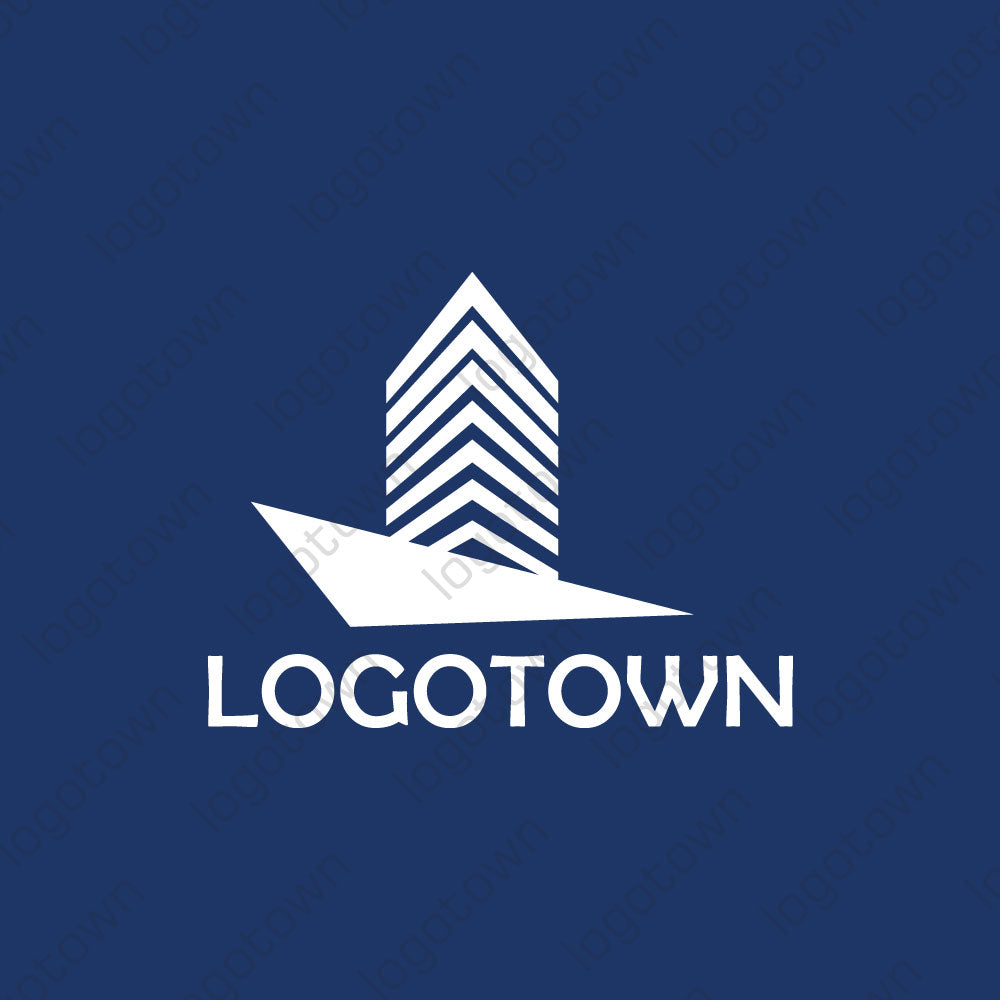 【LTCOM000007】船 ビル 企業 - ロゴタウン
