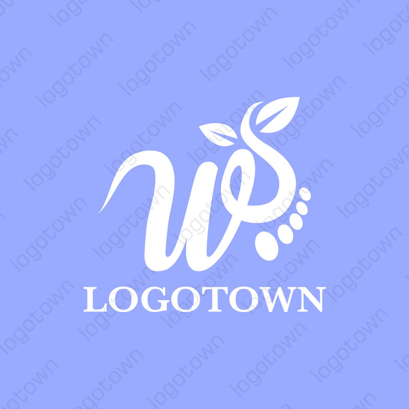 【LTEST0000021】W 足のロゴ - ロゴタウン