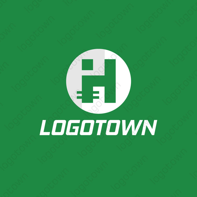 【LTCOM000008】仮想通貨 企業 H ロゴ - ロゴタウン