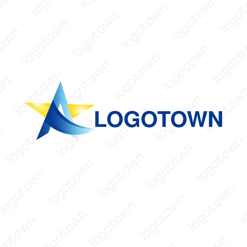 【LTCOM0000010】星 Aロゴ 企業ロゴ - ロゴタウン