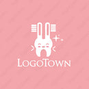 【LTDEN000001】歯 うさぎ キャラクター　 - ロゴタウン