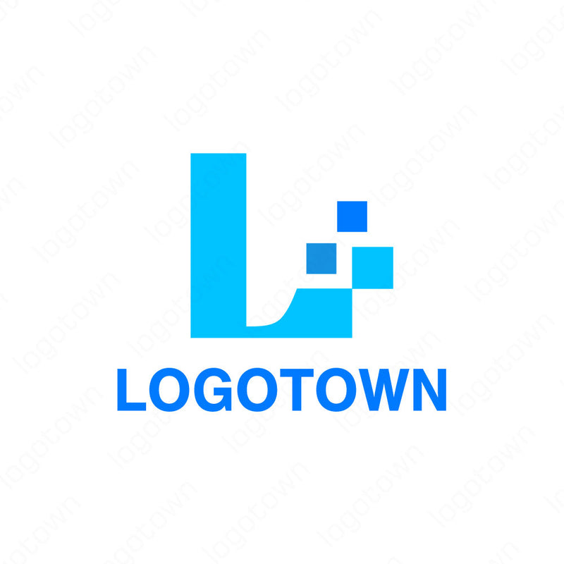 【LTIT000014】L テクノロジーロゴ