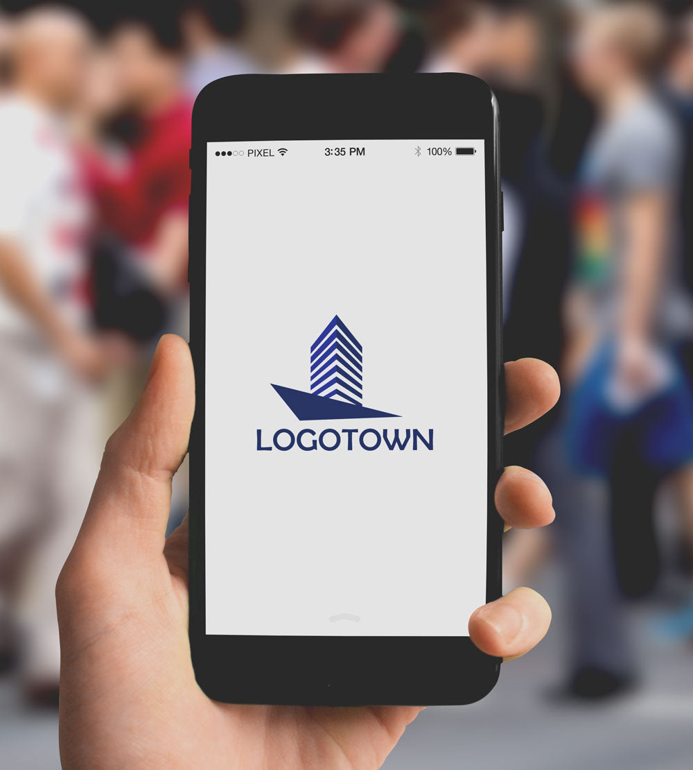 【LTCOM000007】船 ビル 企業 - ロゴタウン