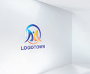 【LTFUT0000025】M 未来ロゴ - ロゴタウン